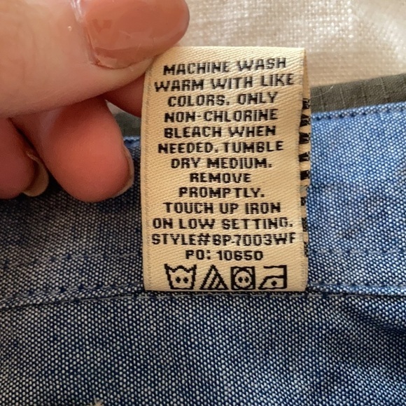 New backpacker loden green button down shirt - Picture 4 of 11